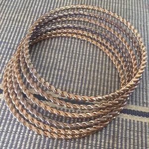 Golden Rope Bangles